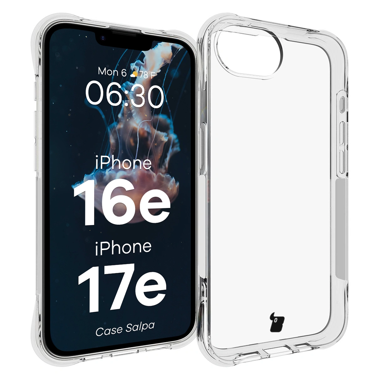 Przezroczyste etui Bizon Case Salpa do Apple iPhone 17e/16e